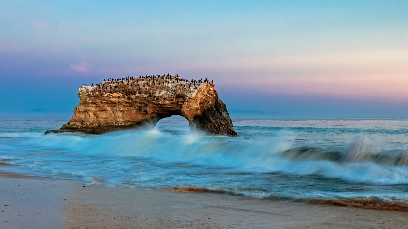 Natural Bridges State Beach California Wallpapers