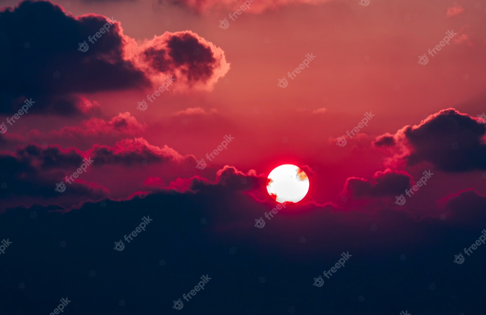 Natural Cloudy Sunset Wallpapers