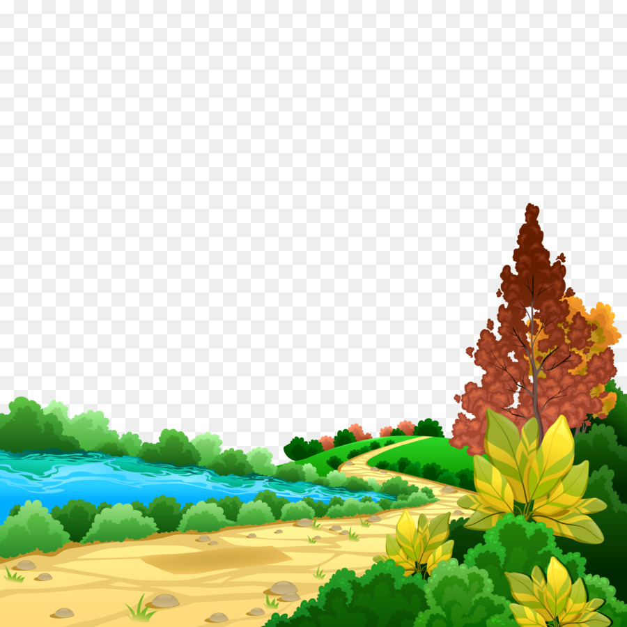 Nature Background Drawing