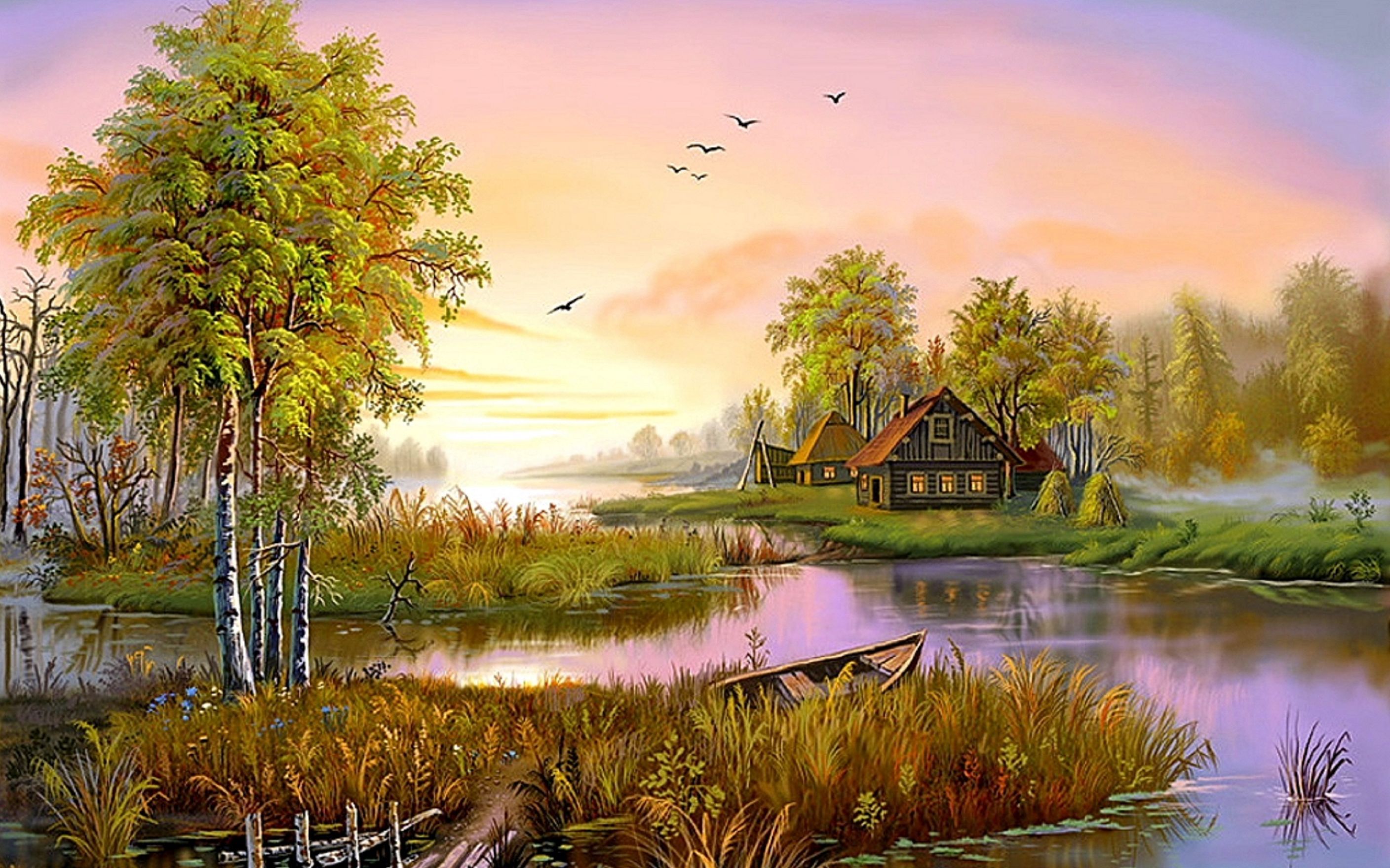 Nature Painting Wallpapers