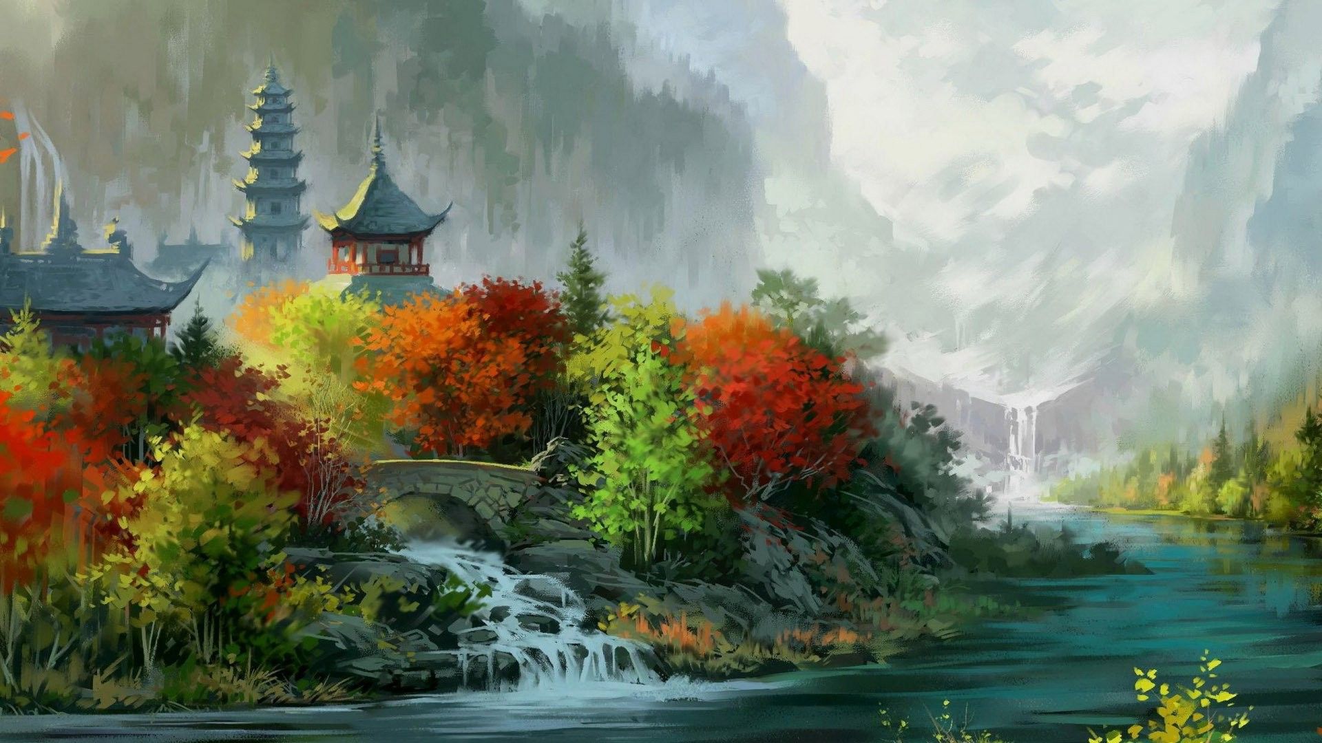 Nature Painting Wallpapers