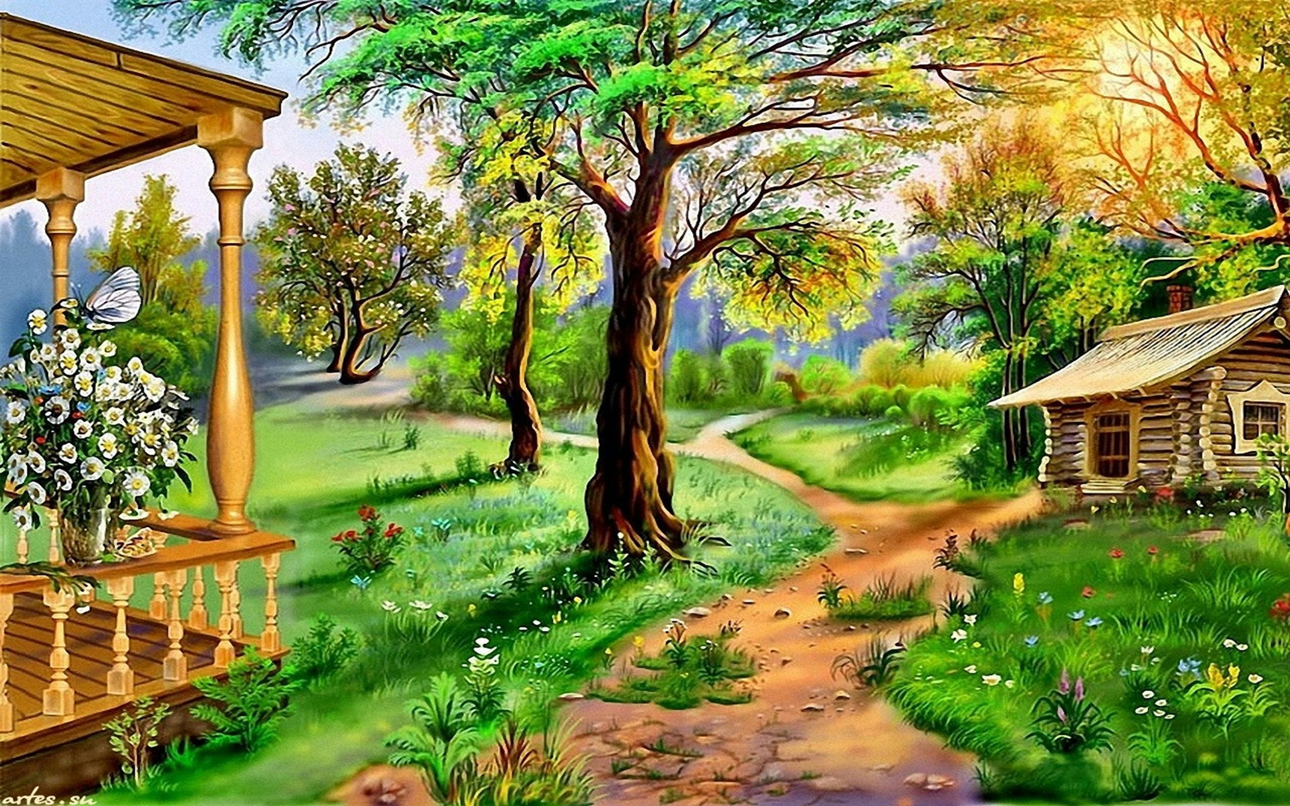 Nature Painting Wallpapers