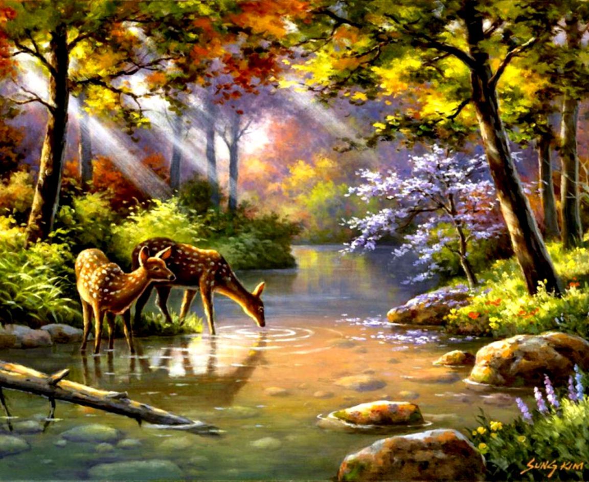 Nature Painting Wallpapers