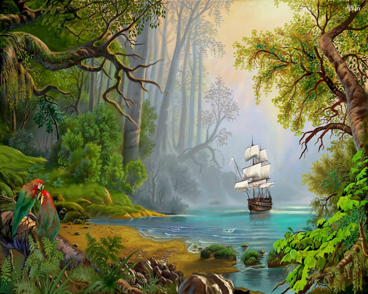 Nature Painting Wallpapers