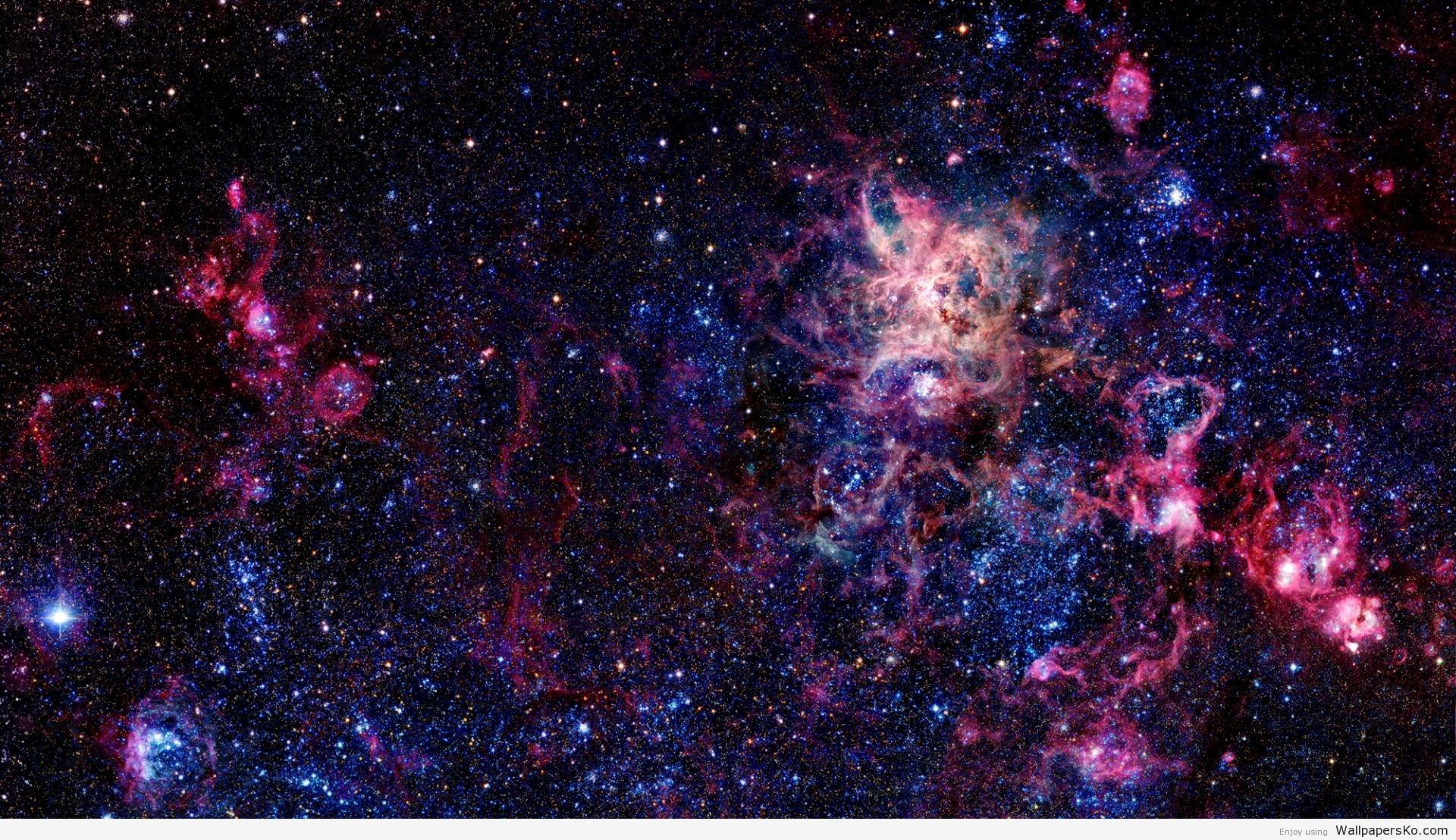Nebula Indigo Wallpapers