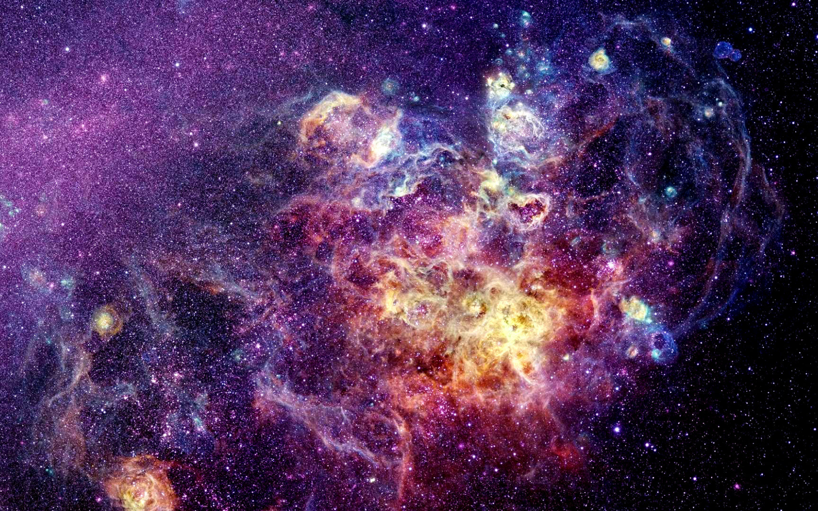 Nebula Indigo Wallpapers