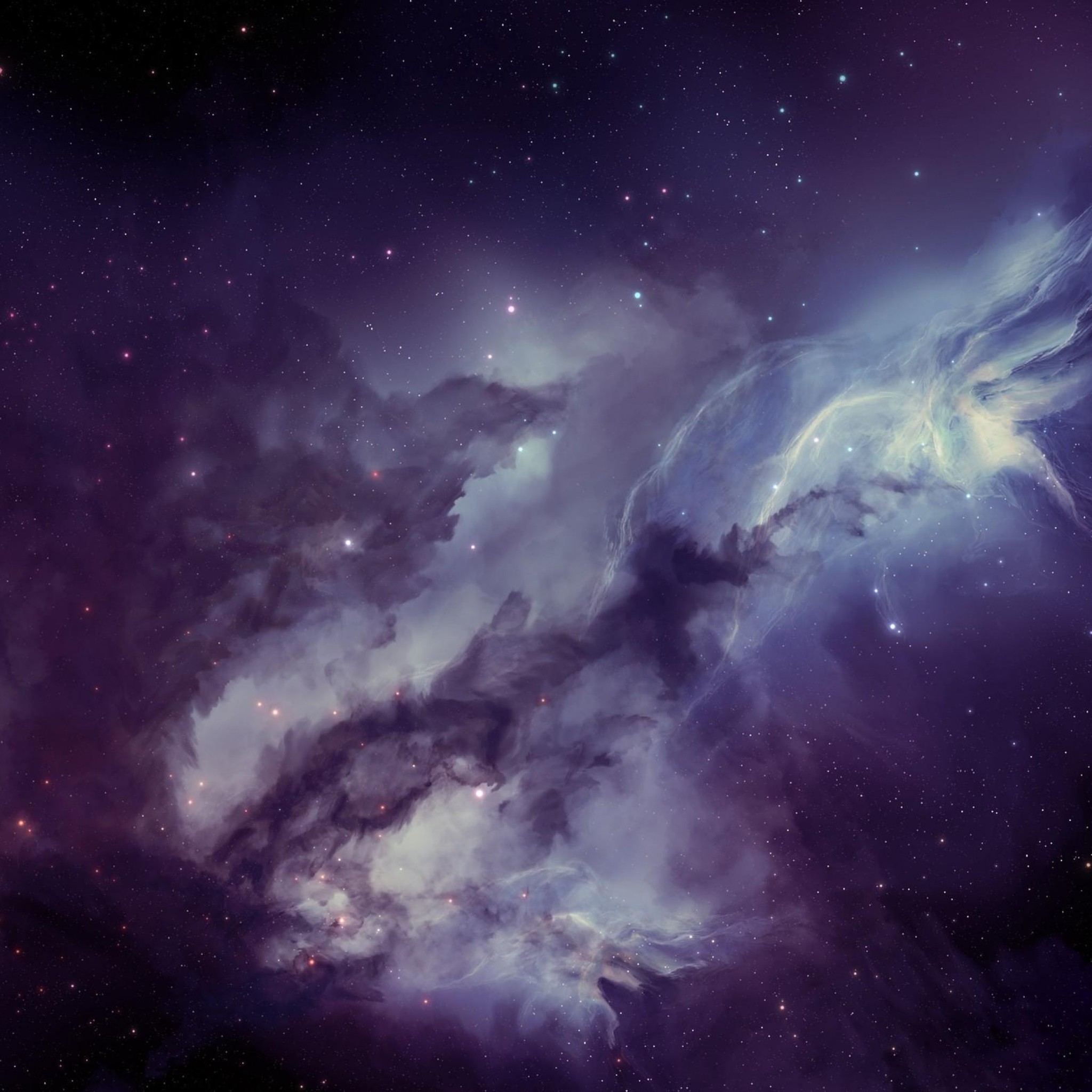 Nebula Indigo Wallpapers