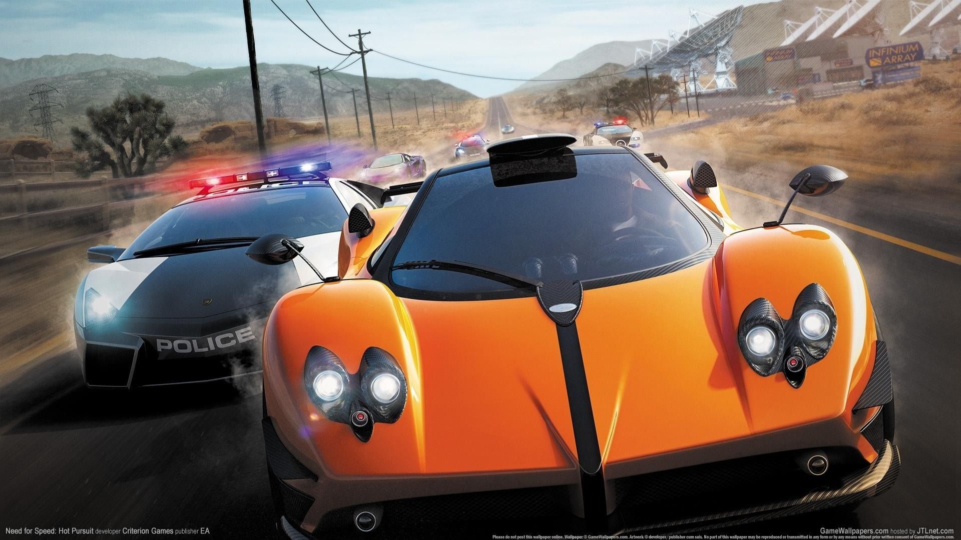 Need for Speed Hot Pursuit Police Chase Wallpapers