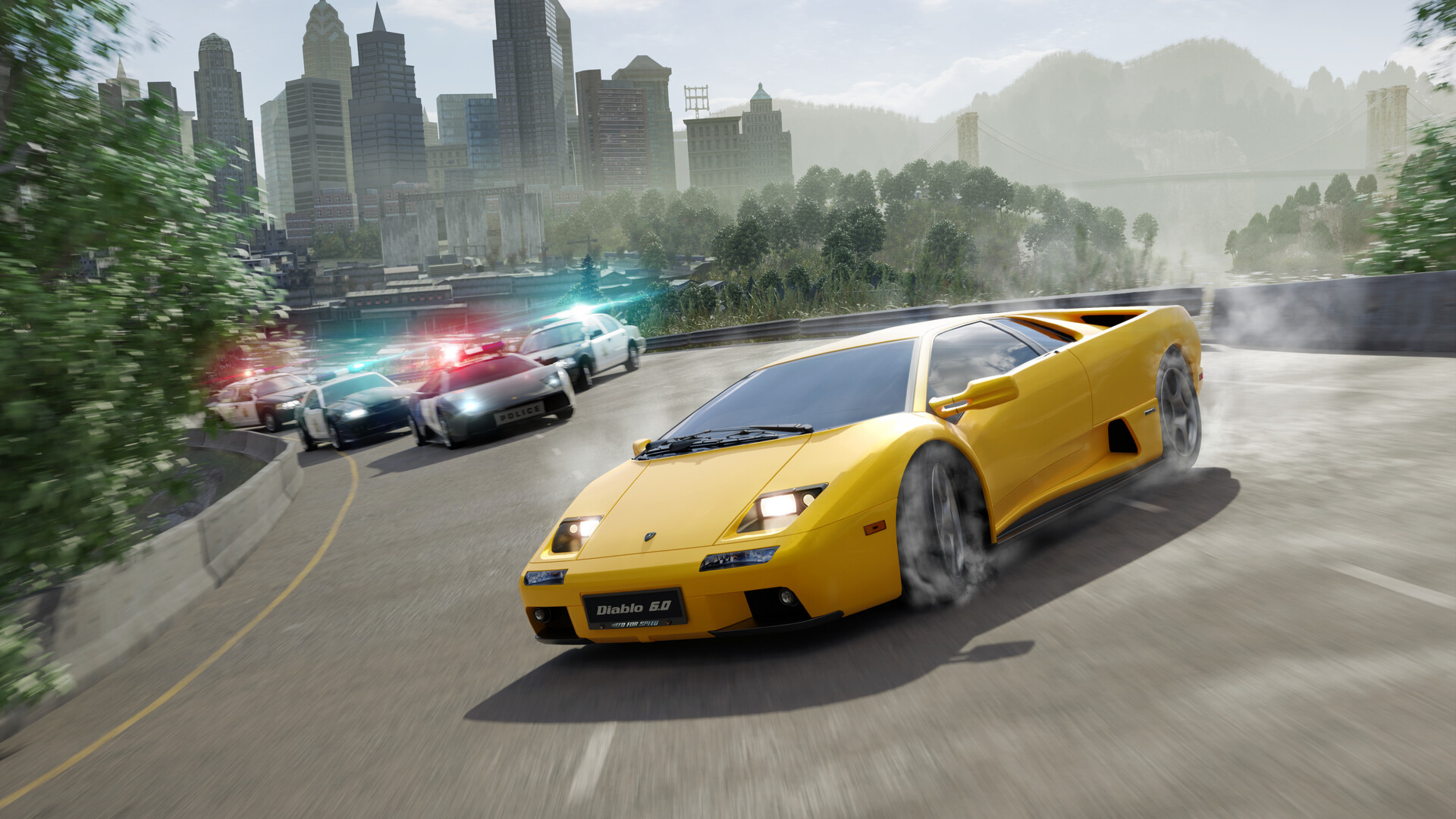 Need for Speed Hot Pursuit Police Chase Wallpapers