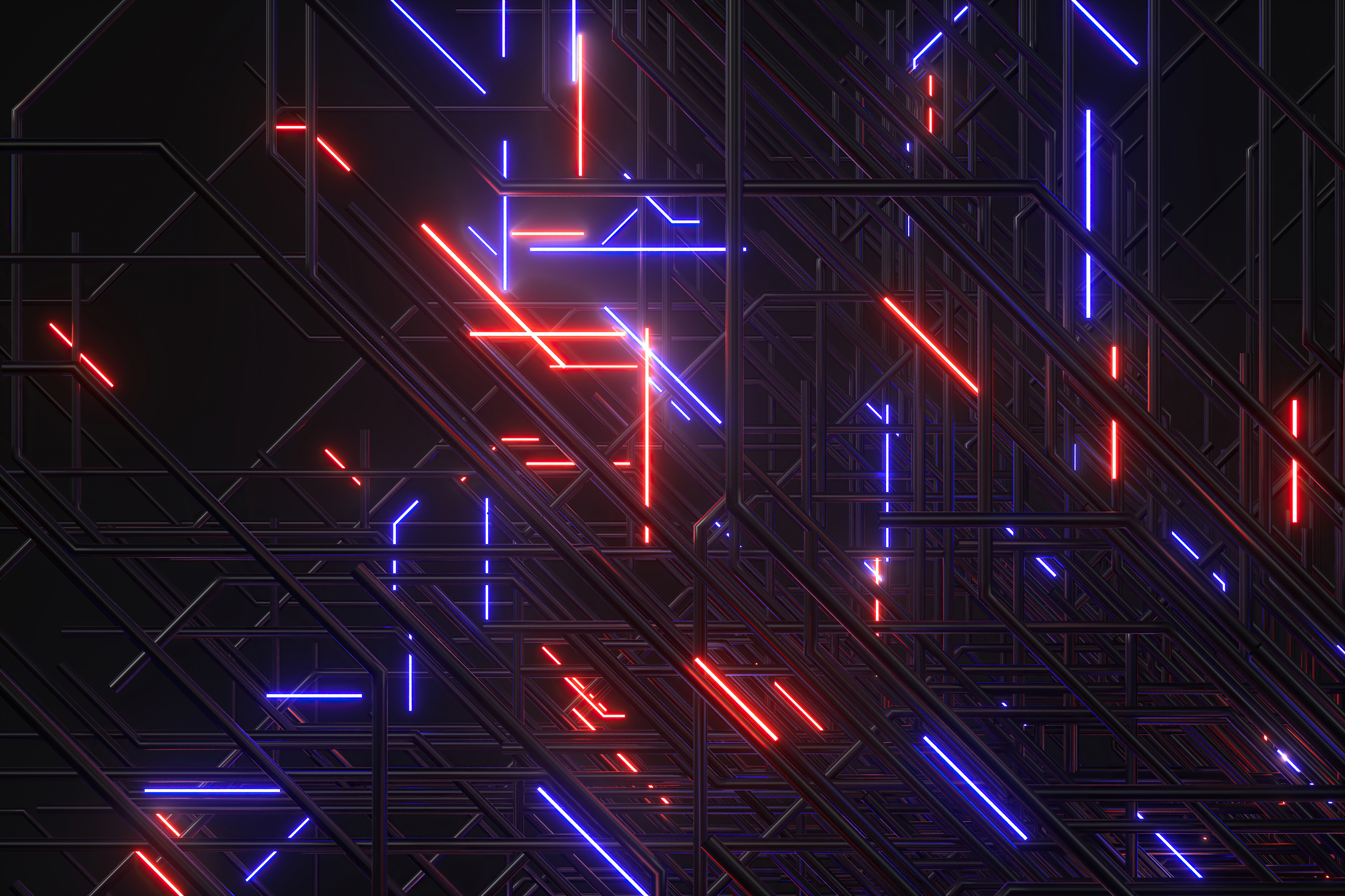 Neon Abstract 4K Wallpapers