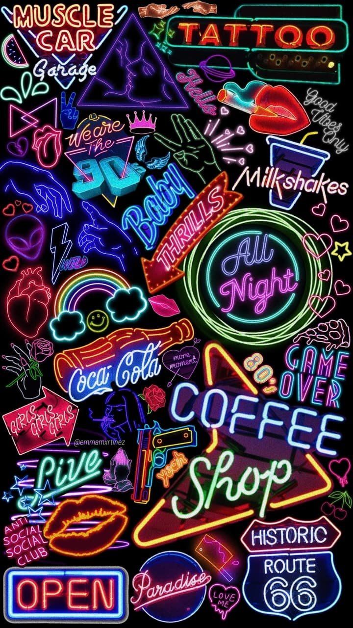 Neon Aesthetic Iphone Wallpapers