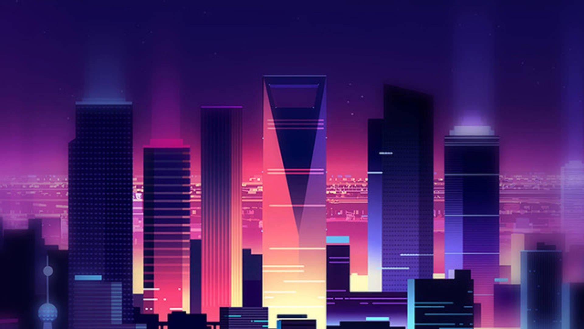 Neon Aesthetics Desktop Wallpapers