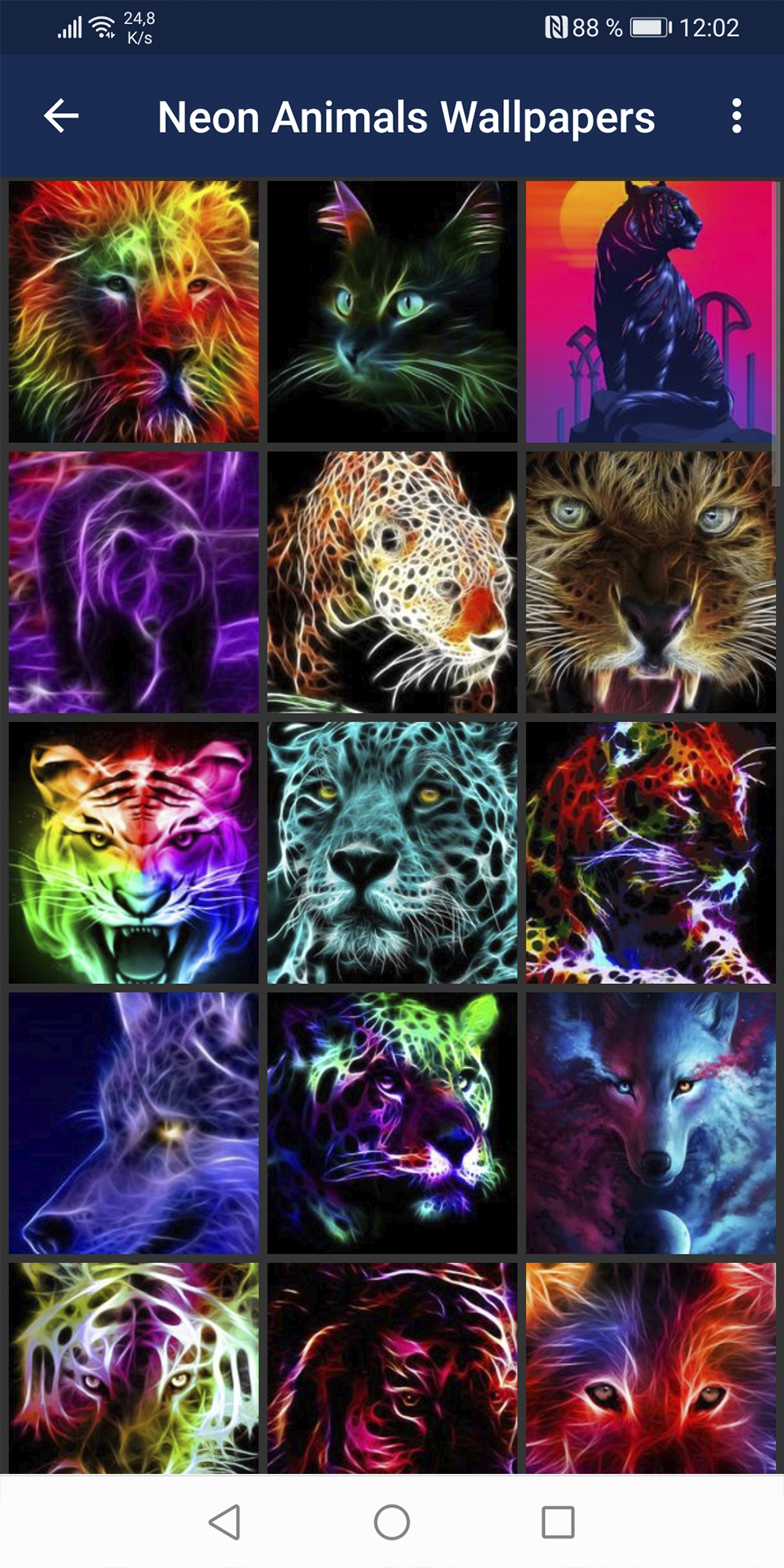 Neon Animal Wallpapers