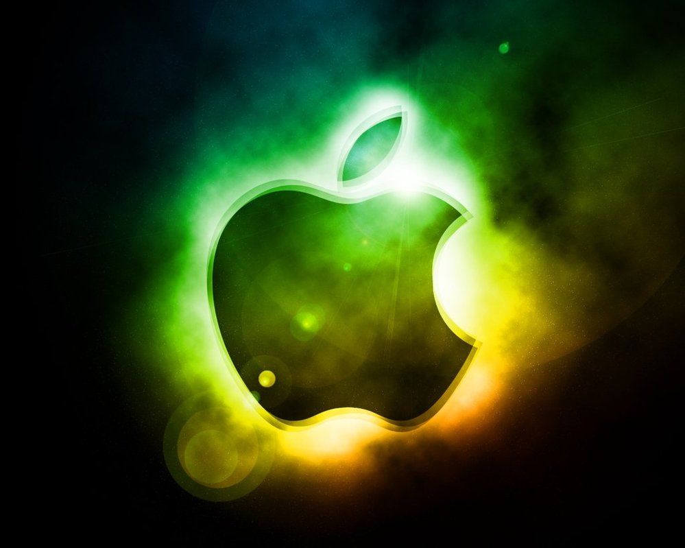 Neon Apple Logo Wallpapers