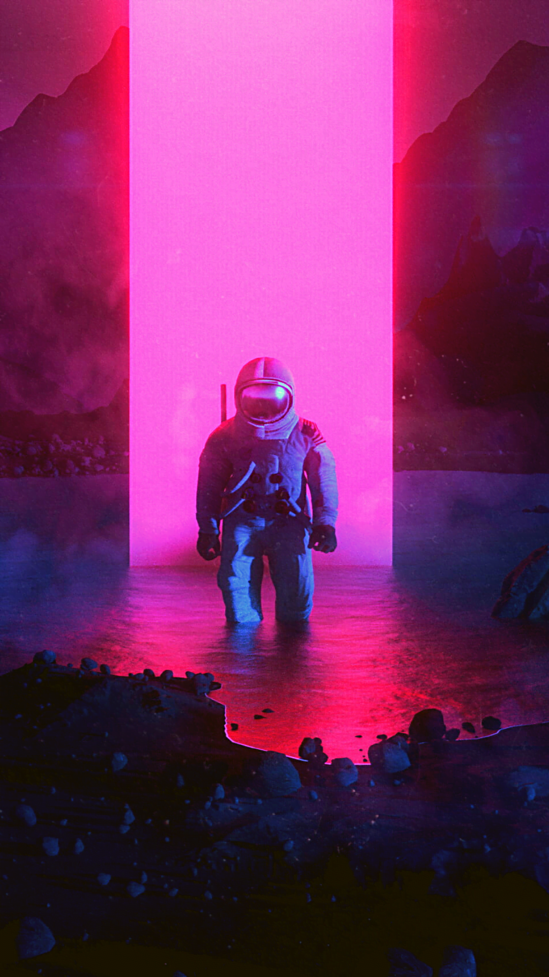 Neon Astronaut Wallpapers