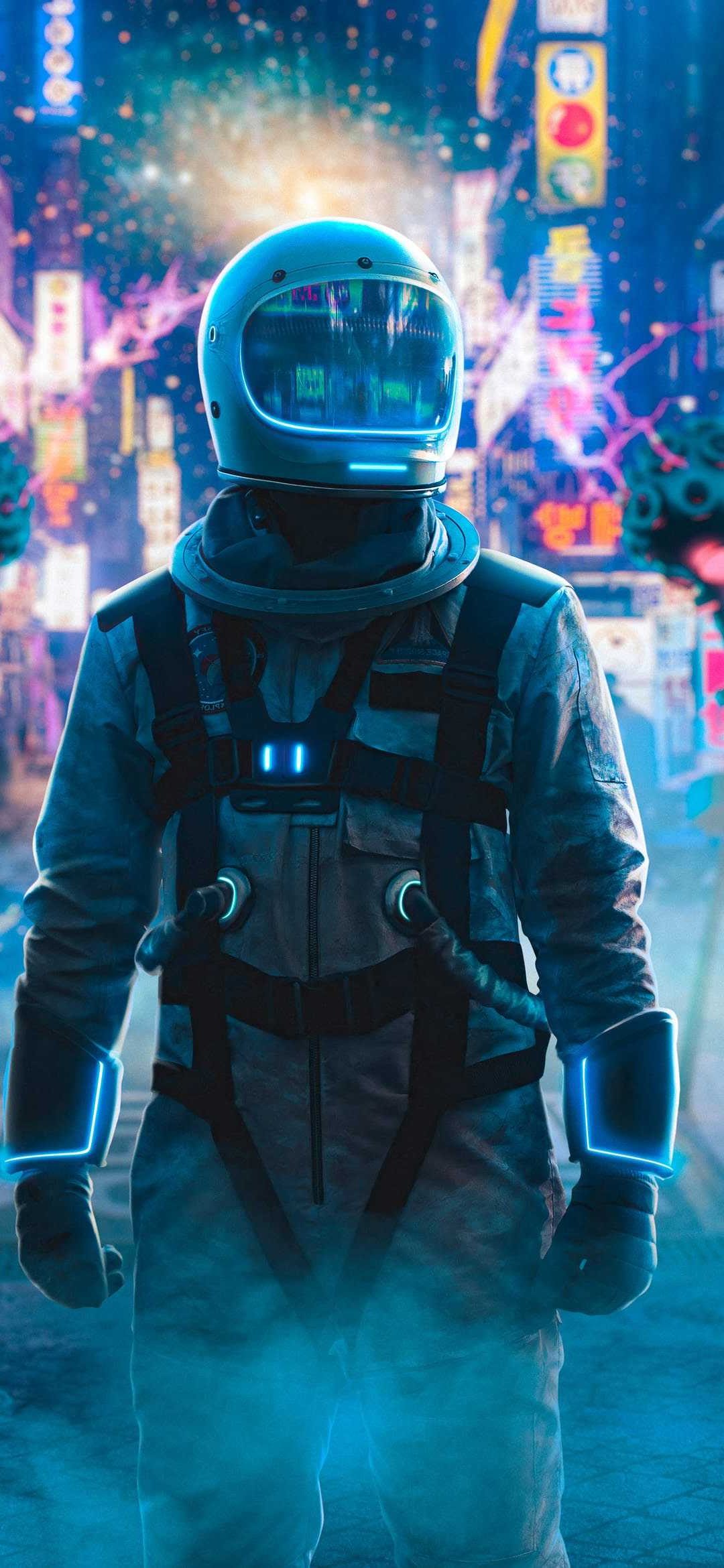 Neon Astronaut Wallpapers