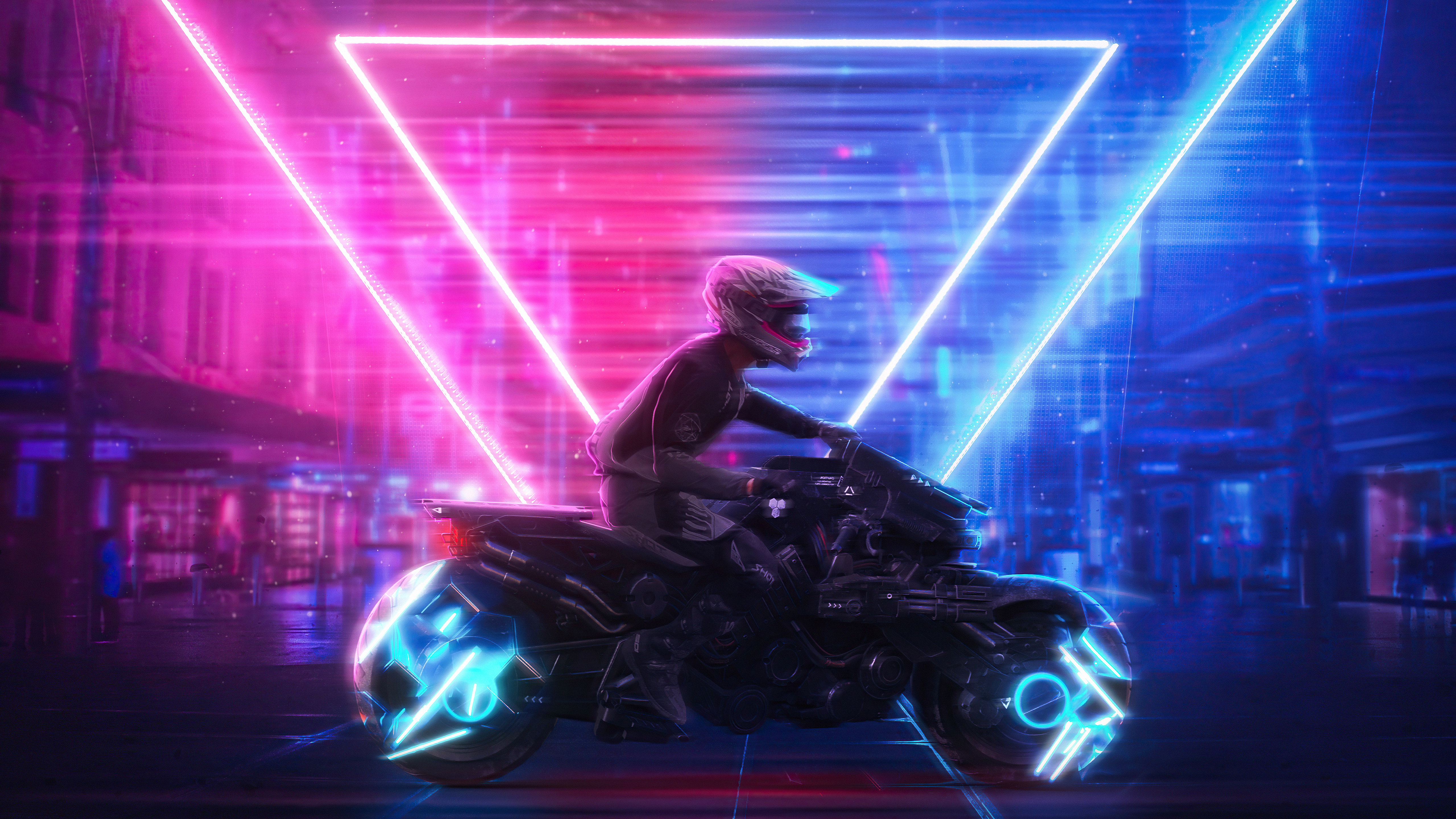 Neon Bike Wallpapers