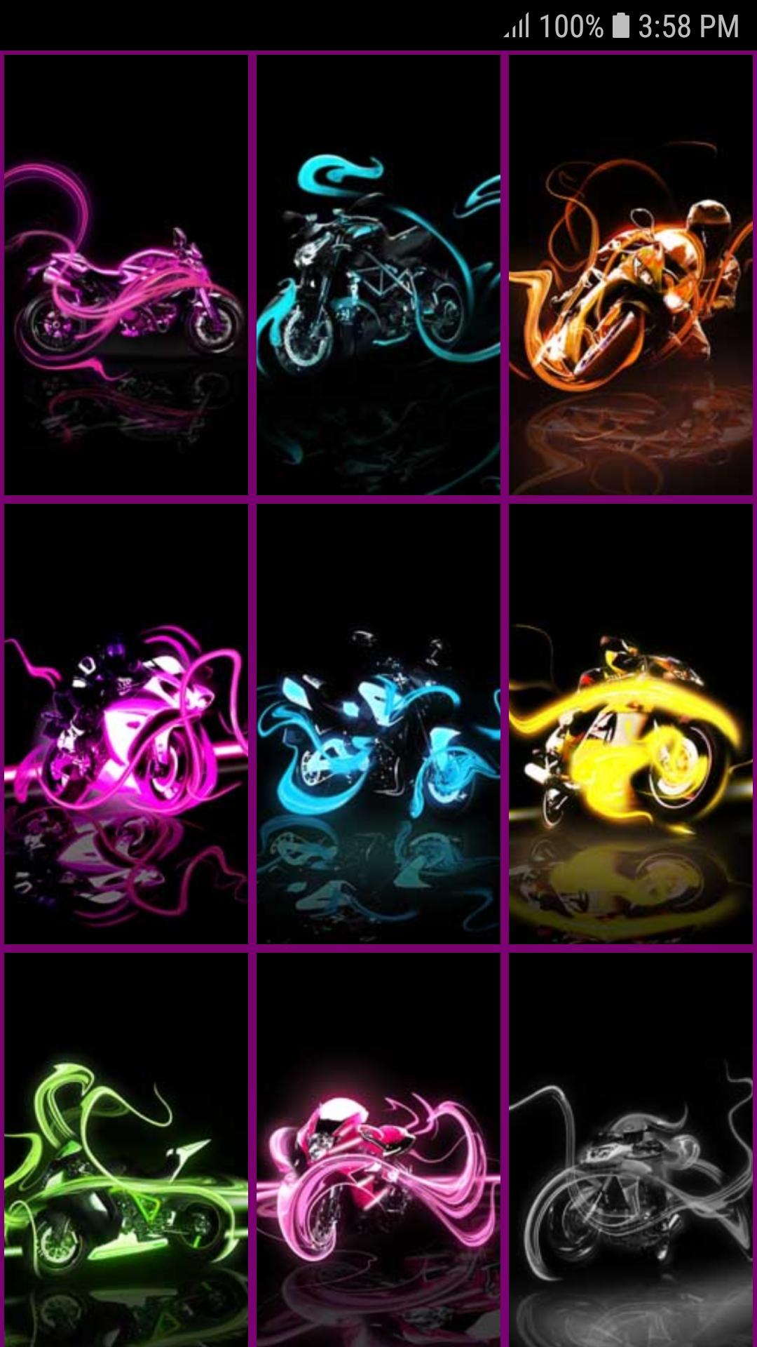 Neon Bike Wallpapers