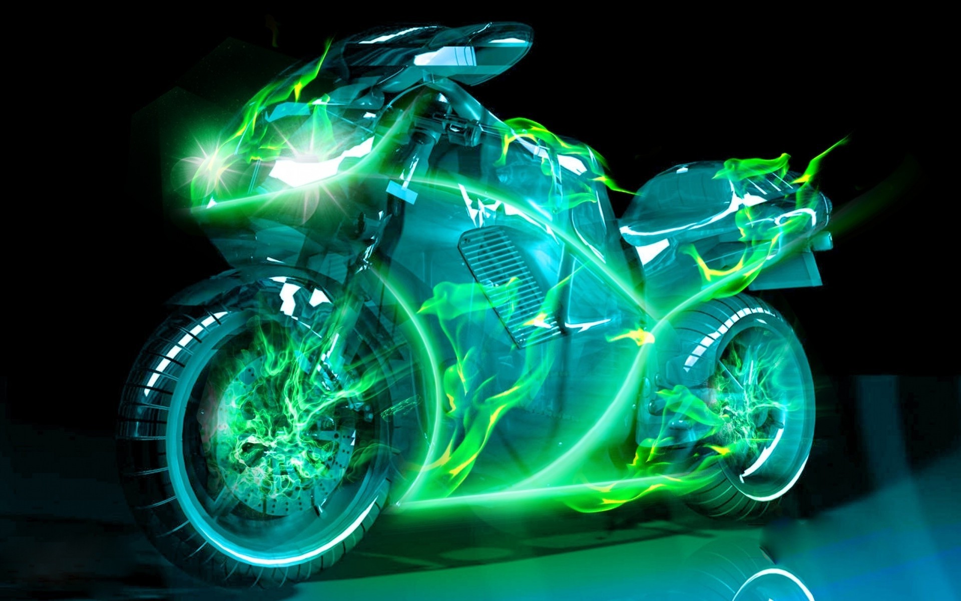 Neon Biker Wallpapers