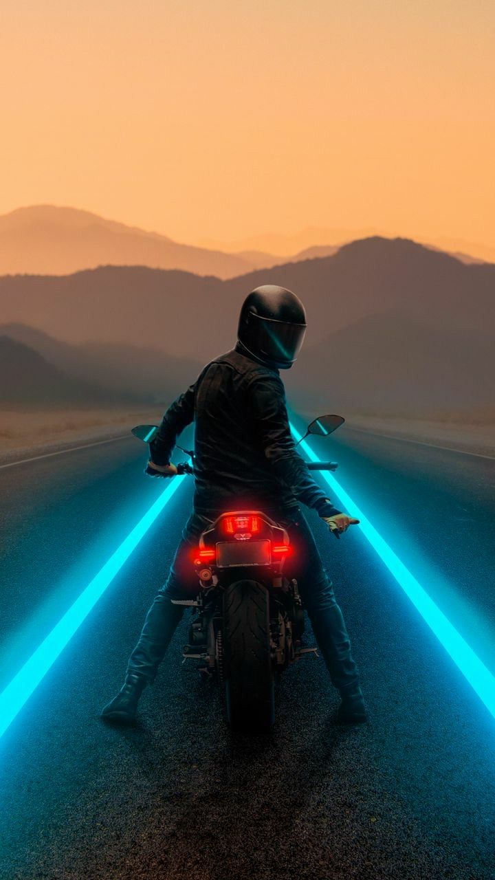 Neon Biker Wallpapers