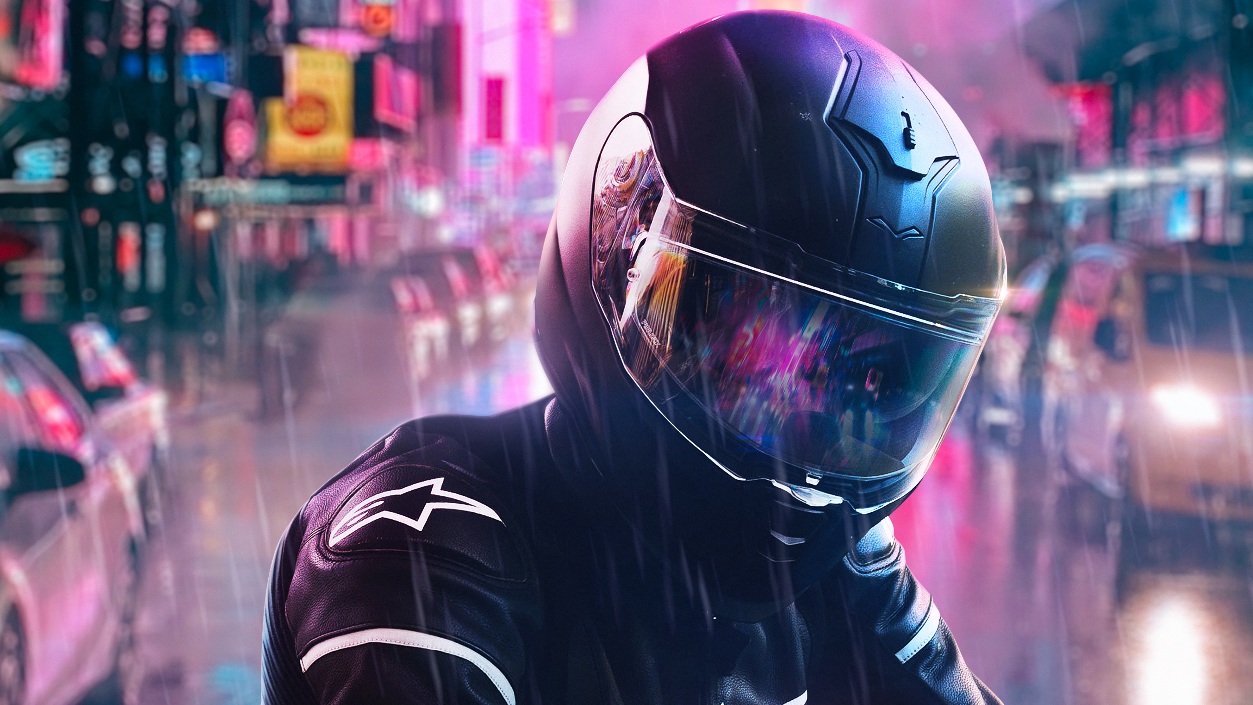 Neon Biker Wallpapers