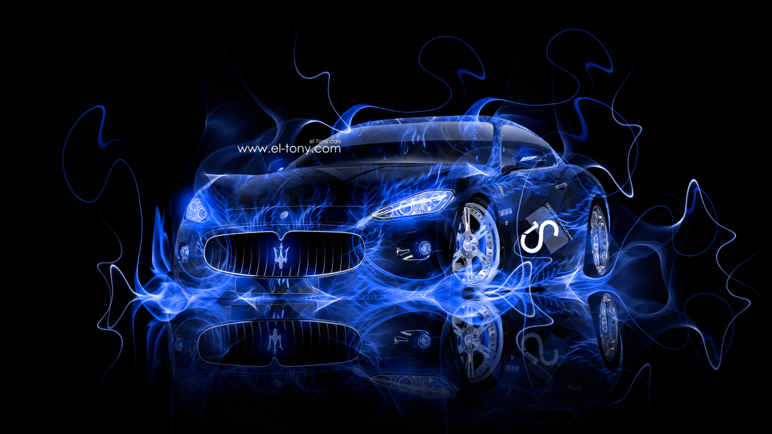 Neon Blue Car Wallpapers