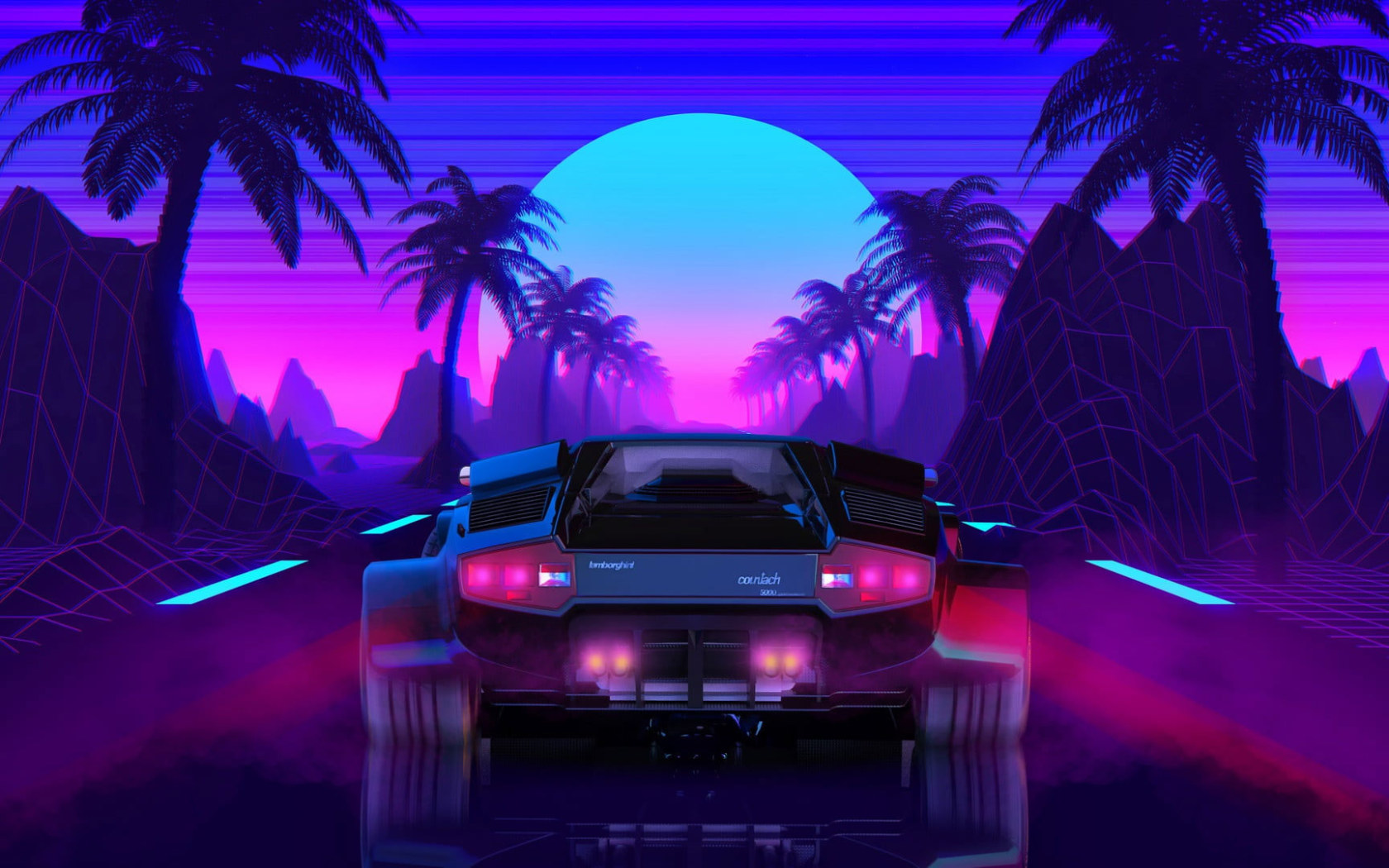 Neon Blue Car Wallpapers