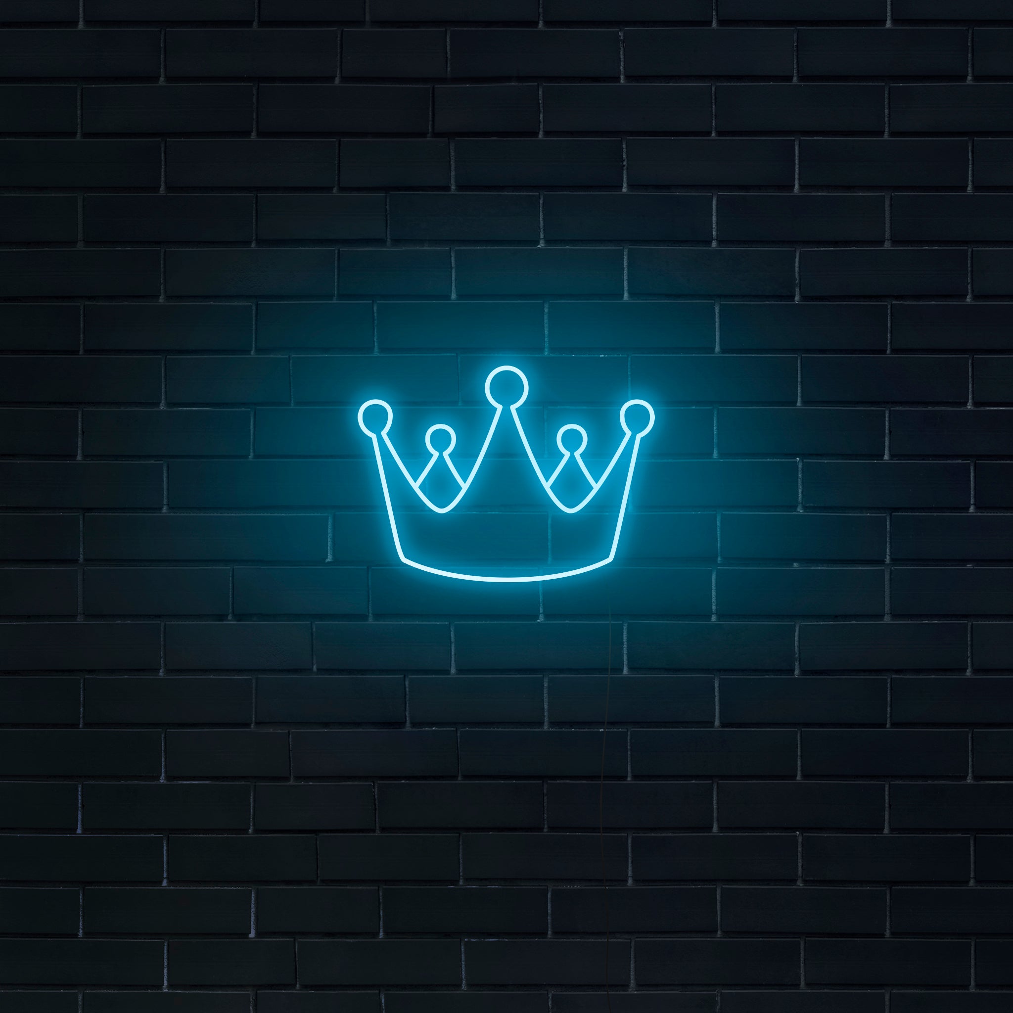 Neon Blue Crown Wallpapers