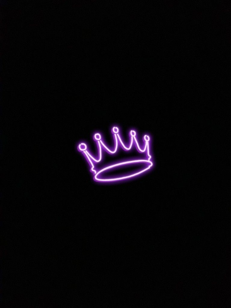 Neon Blue Crown Wallpapers