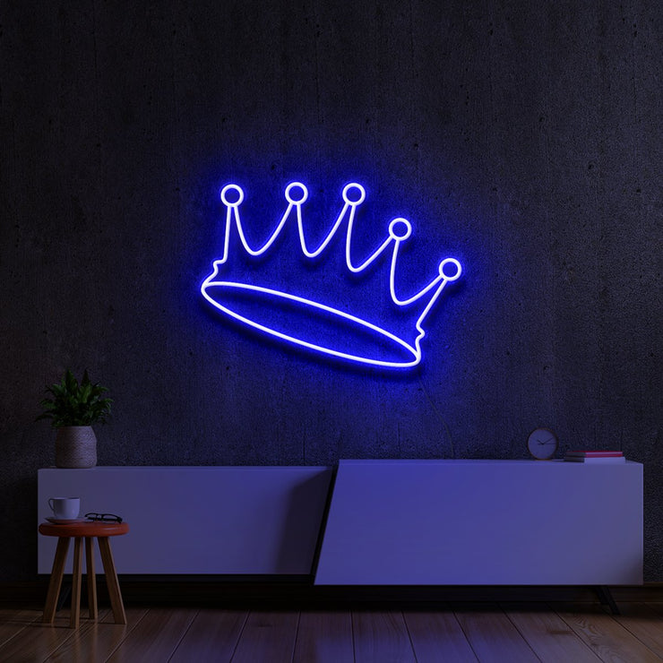 Neon Blue Crown Wallpapers