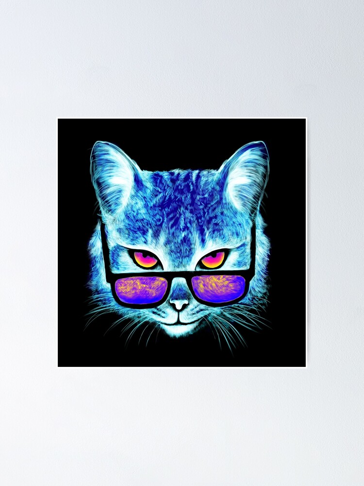 Neon Cat Hd Wallpapers