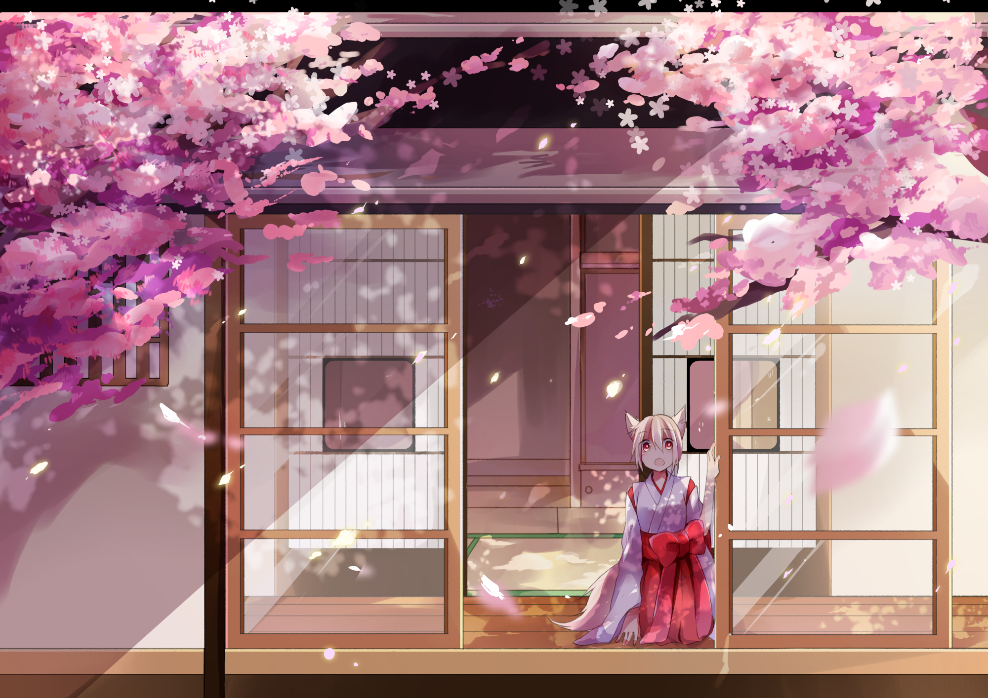 Neon Cherry Blossom Wallpapers