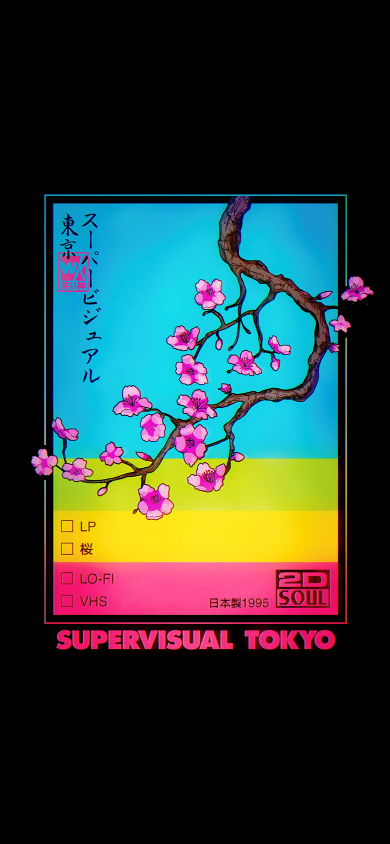 Neon Cherry Blossom Wallpapers