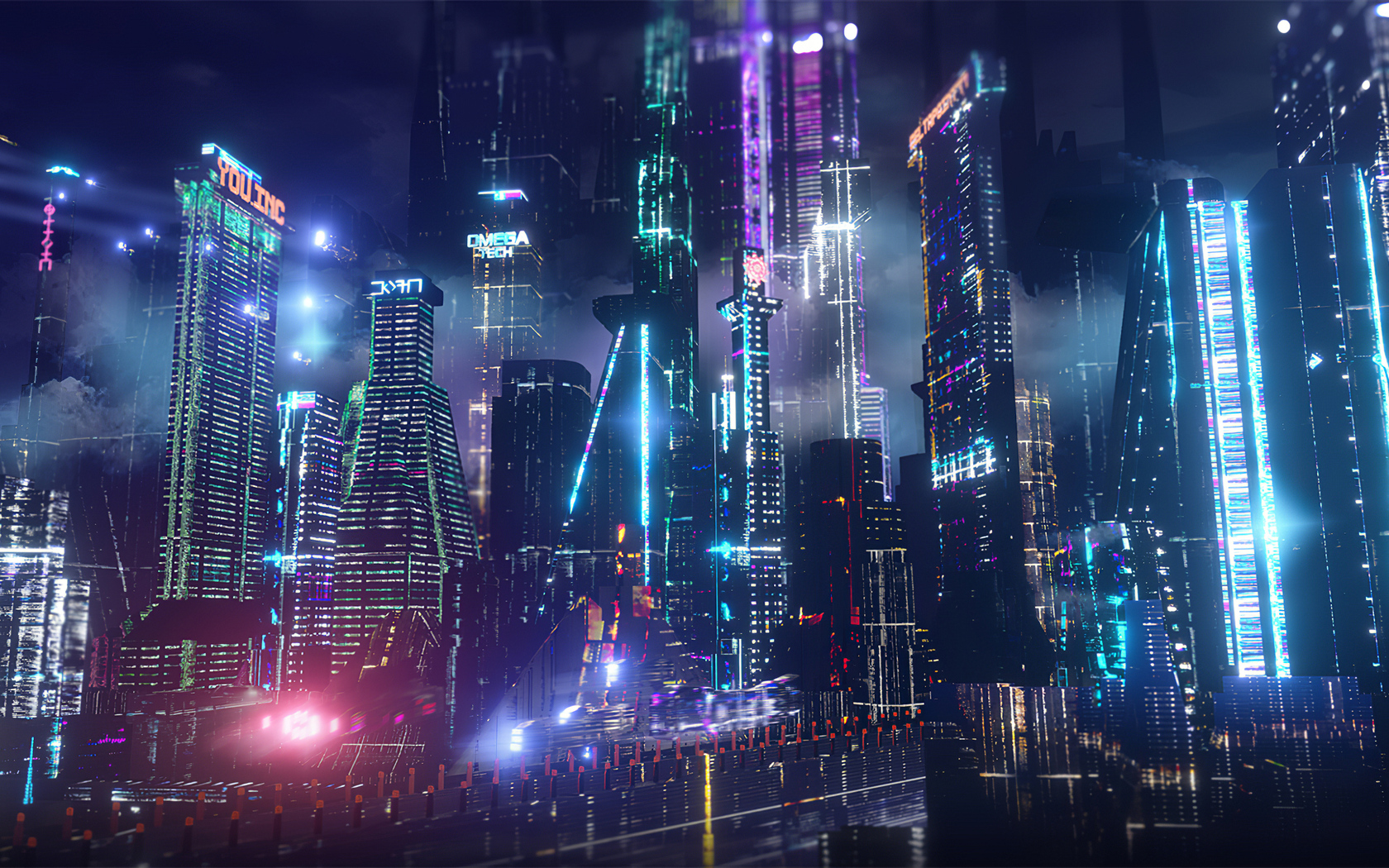 Neon City Aesthetic Wallpapers