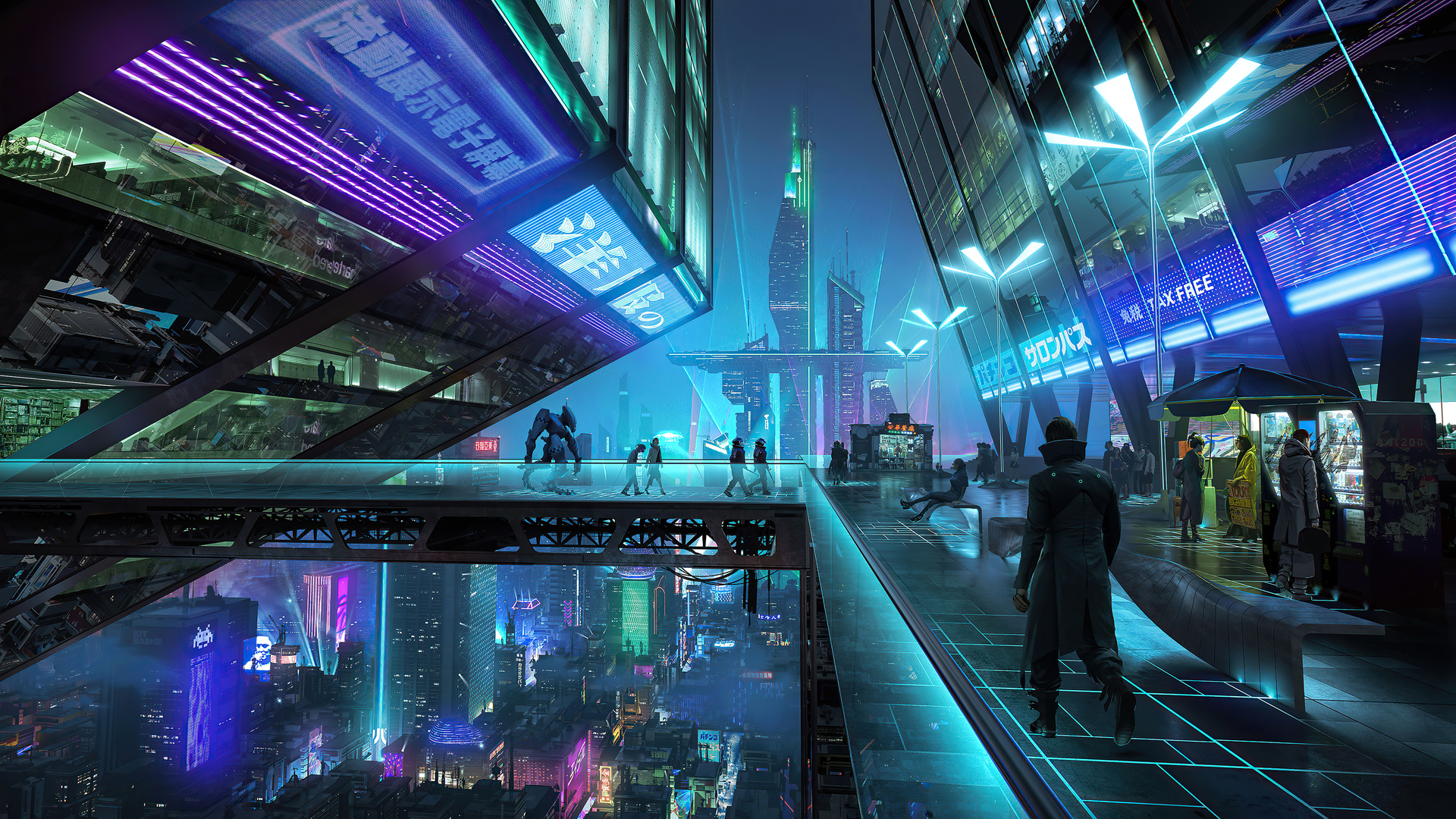 Neon City Cyberpunk Wallpapers