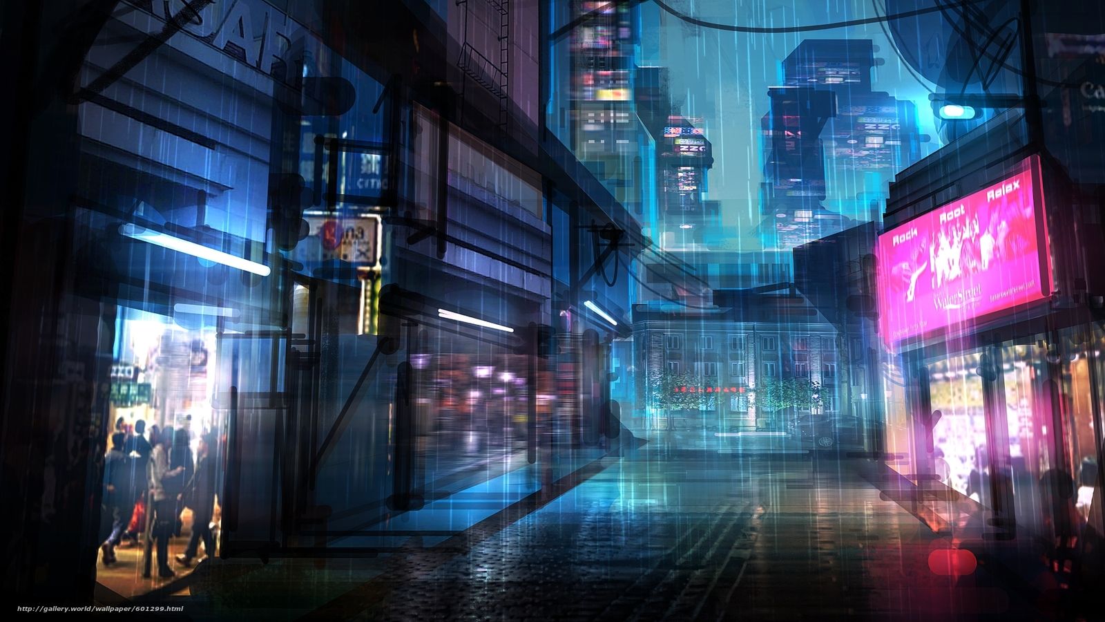 Neon City Cyberpunks Wallpapers