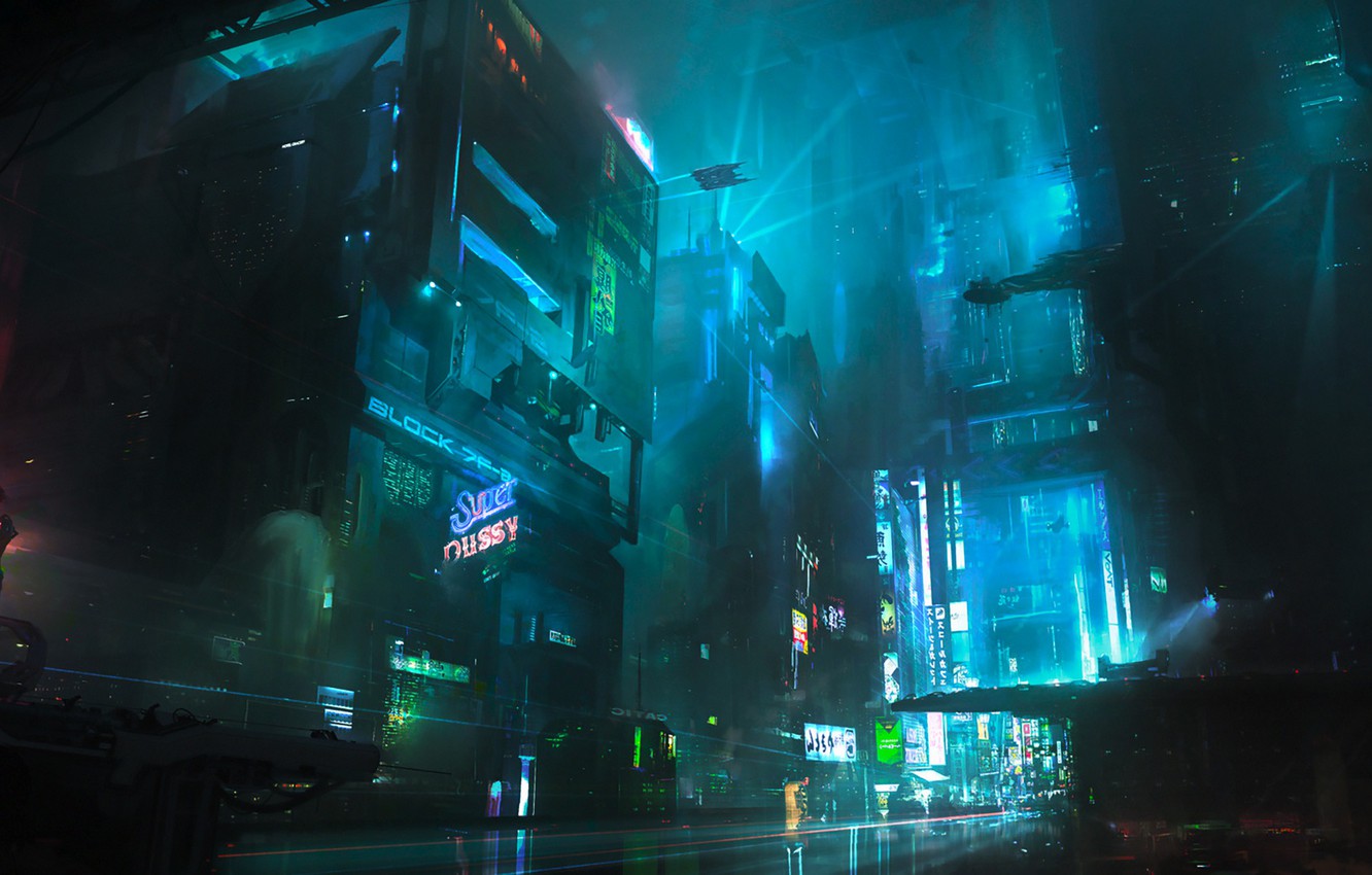 Neon City Cyberpunks Wallpapers