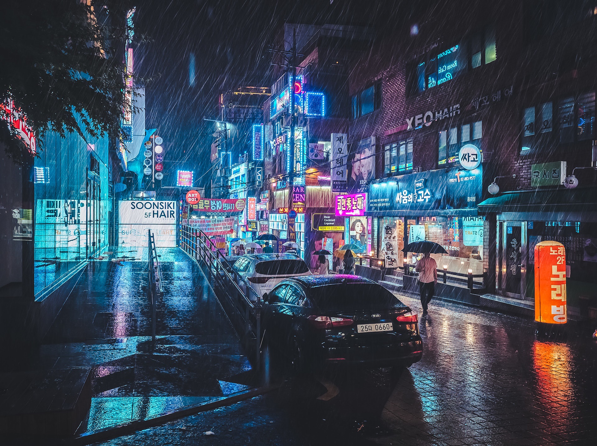 Neon City Lights Wallpapers