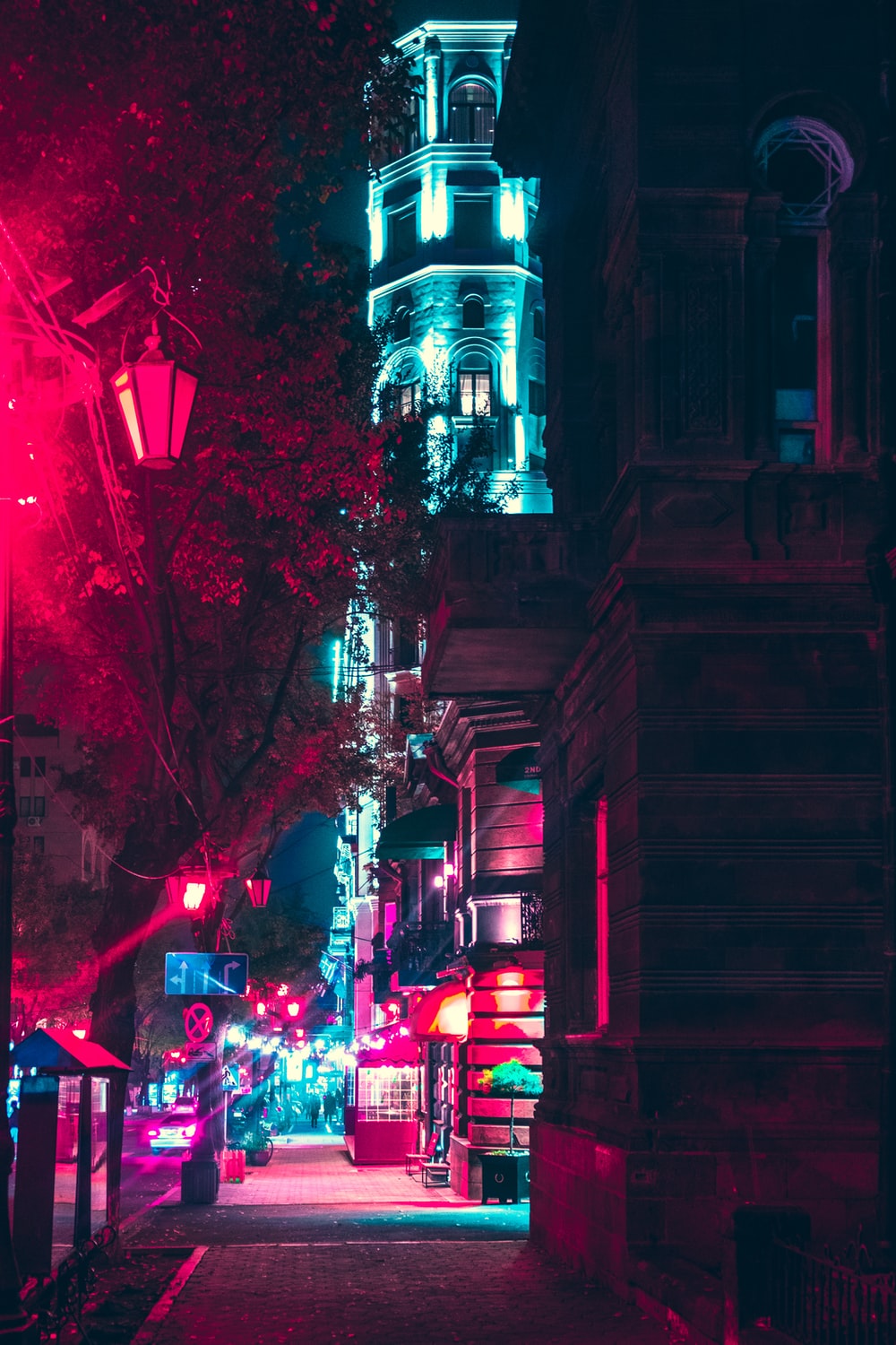 Neon City Lights Wallpapers