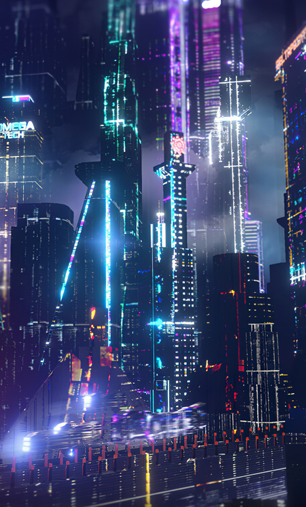 Neon City Lights Wallpapers