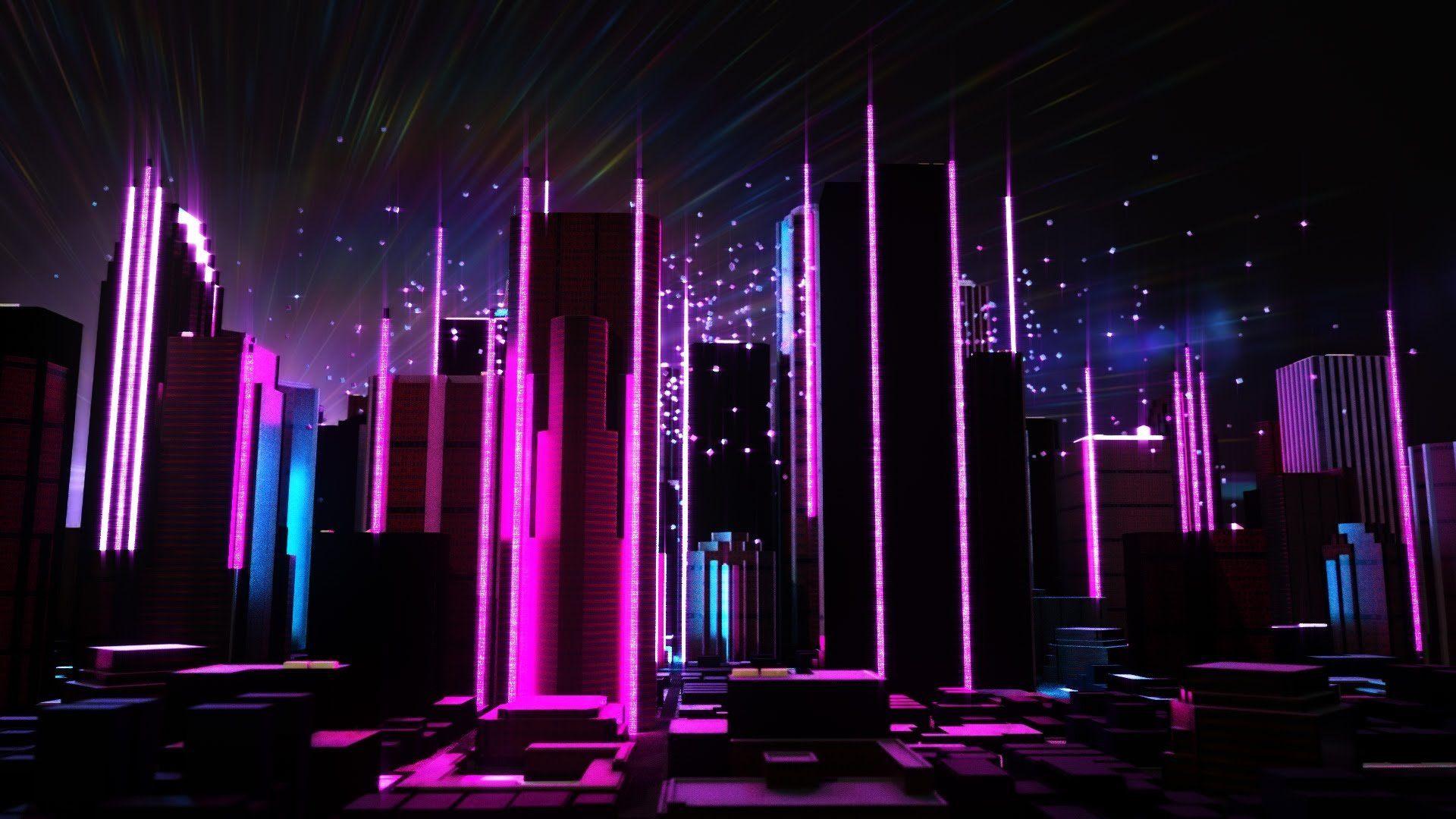 Neon City Lights Wallpapers