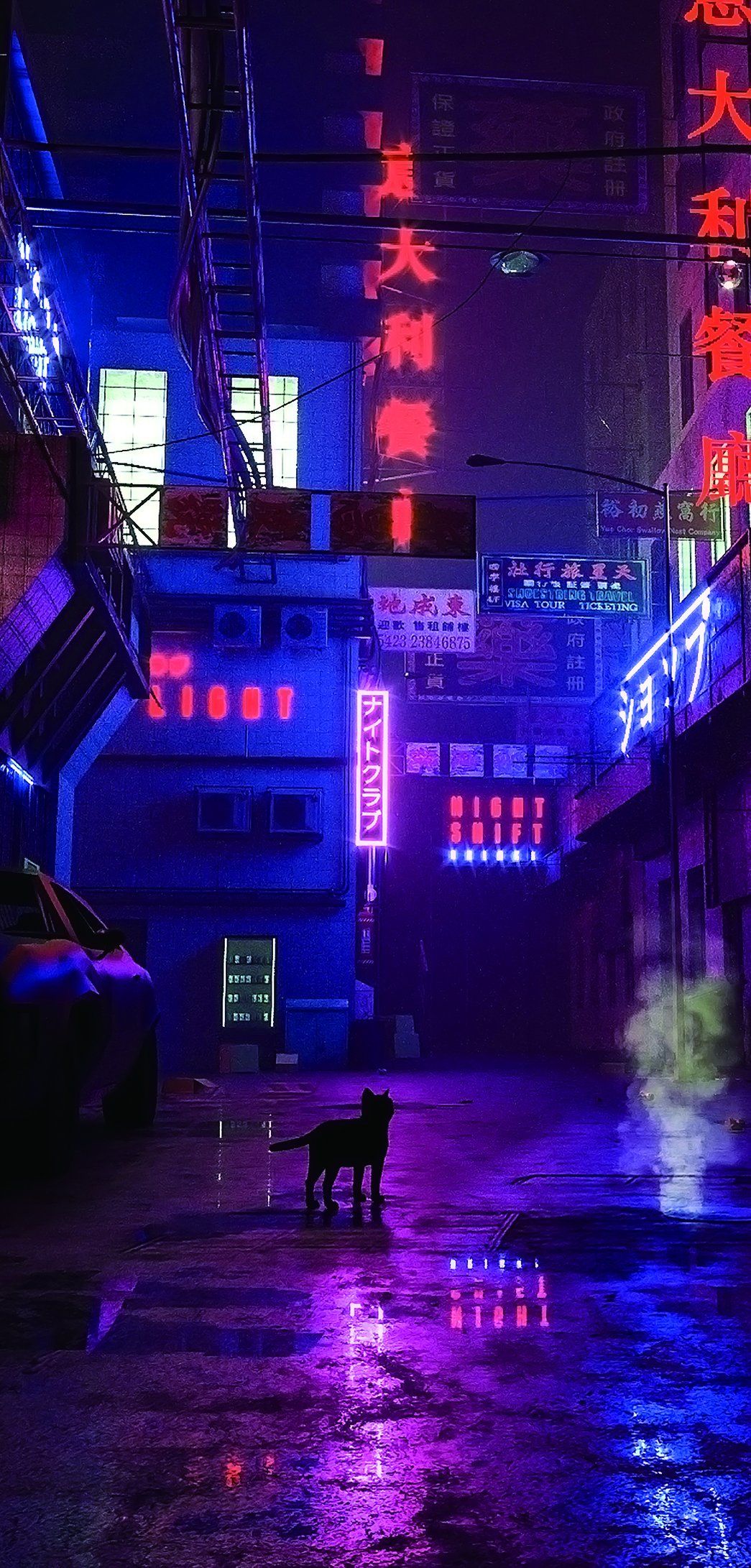 Neon City Lights Wallpapers