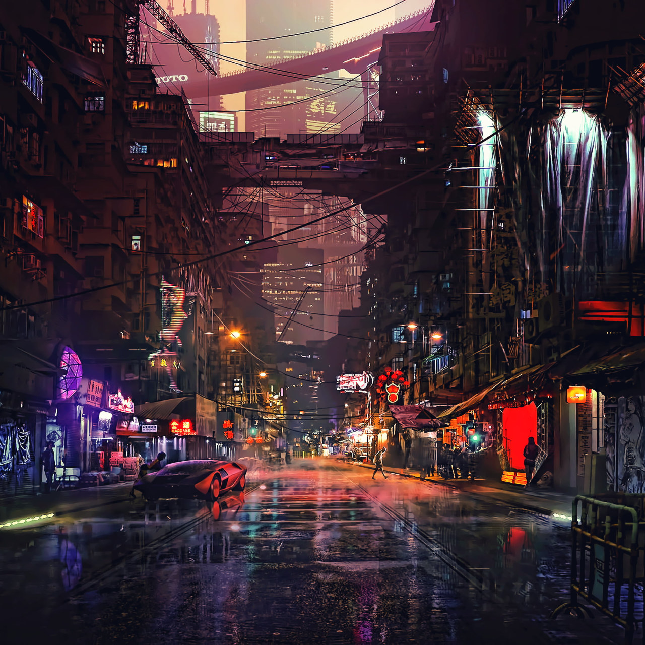 Neon City Lights Wallpapers