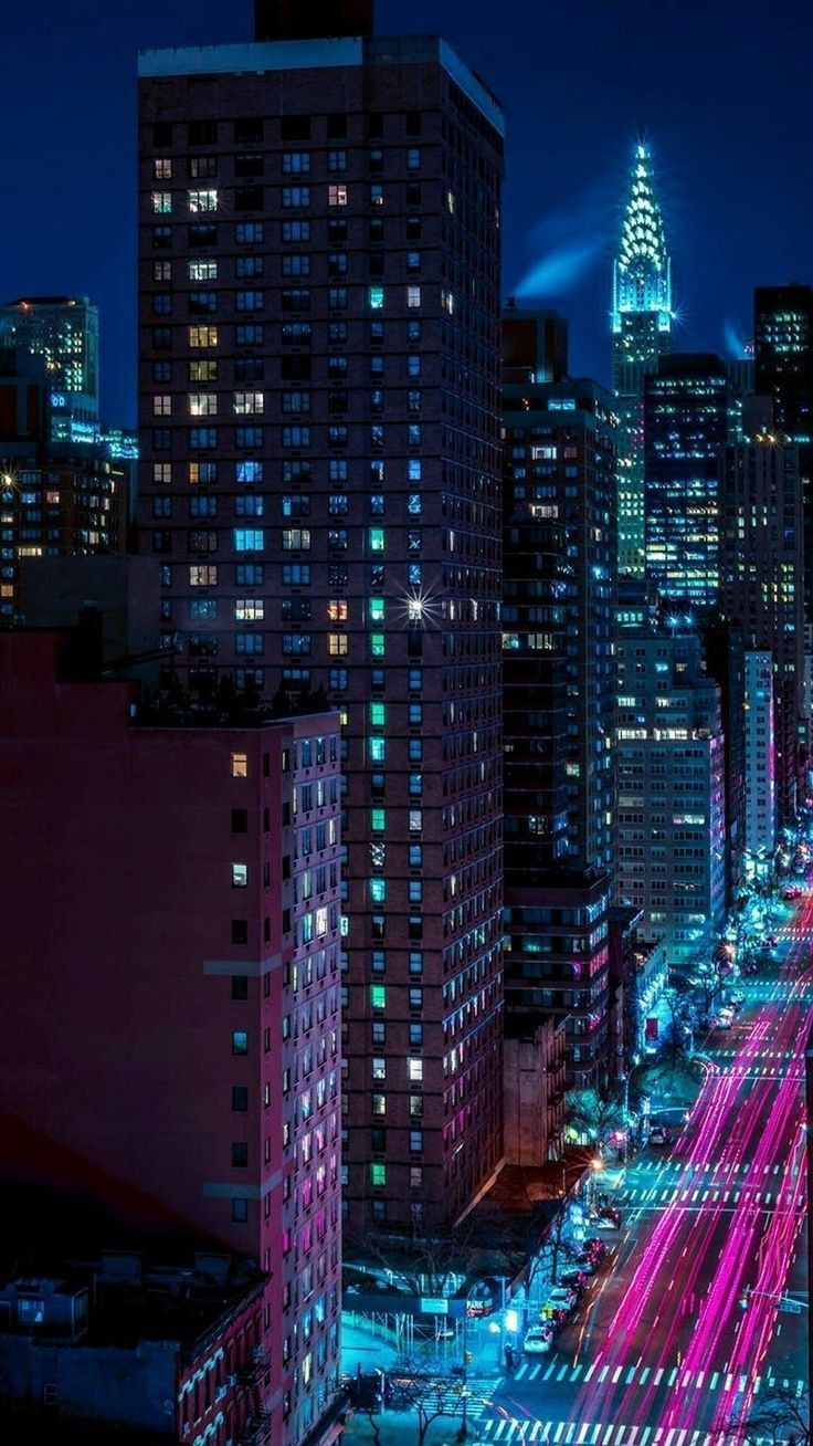 Neon City Lights Wallpapers