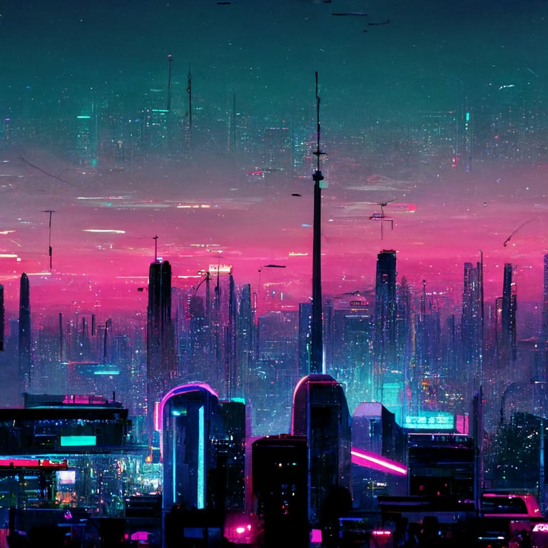 Neon City Vaporwave Wallpapers