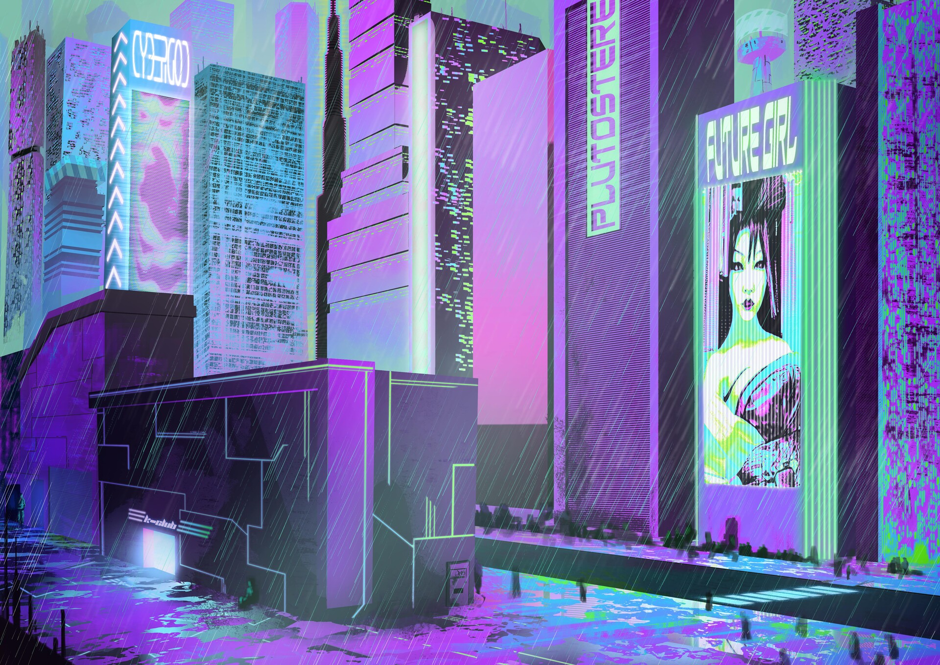 Neon City Vaporwave Wallpapers Most Popular Neon City Vaporwave Wallpapers Backgrounds