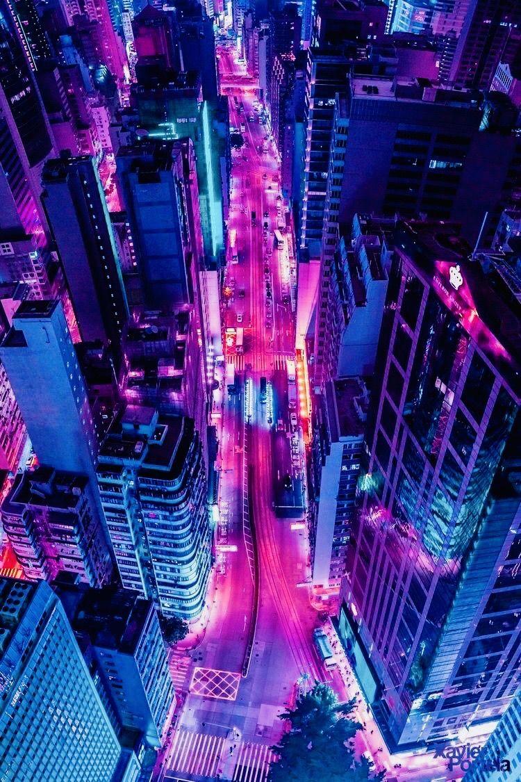 Neon City Vaporwave Wallpapers