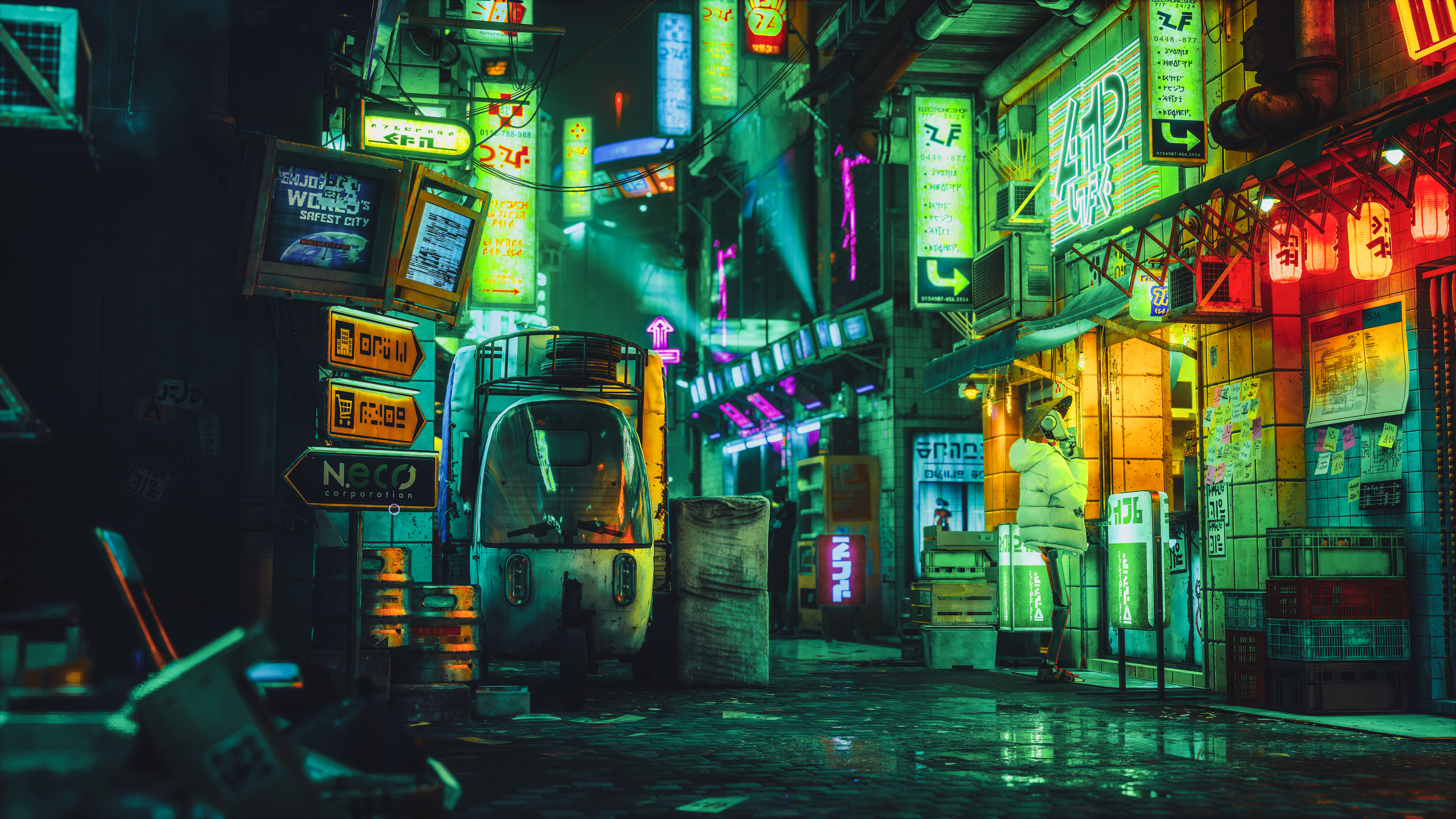 Neon City Wallpapers