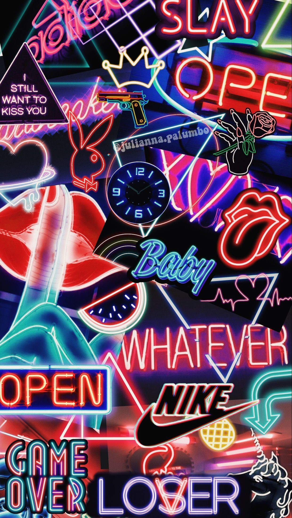 Neon Collage Wallpapers