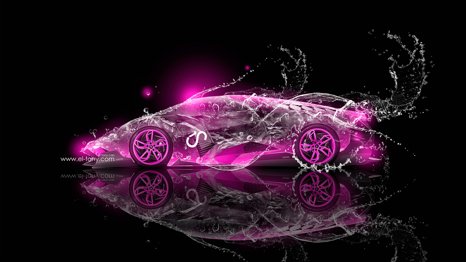 Neon Cool Pink Lamborghini Wallpapers